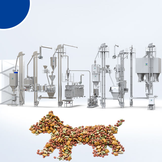 Industrial Pet Food Extrusion Line Automatic Dog Food Making Machinery
