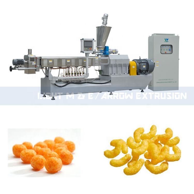 Fully Automatic Corn Puff Snack Extruder Making Machine for Sale